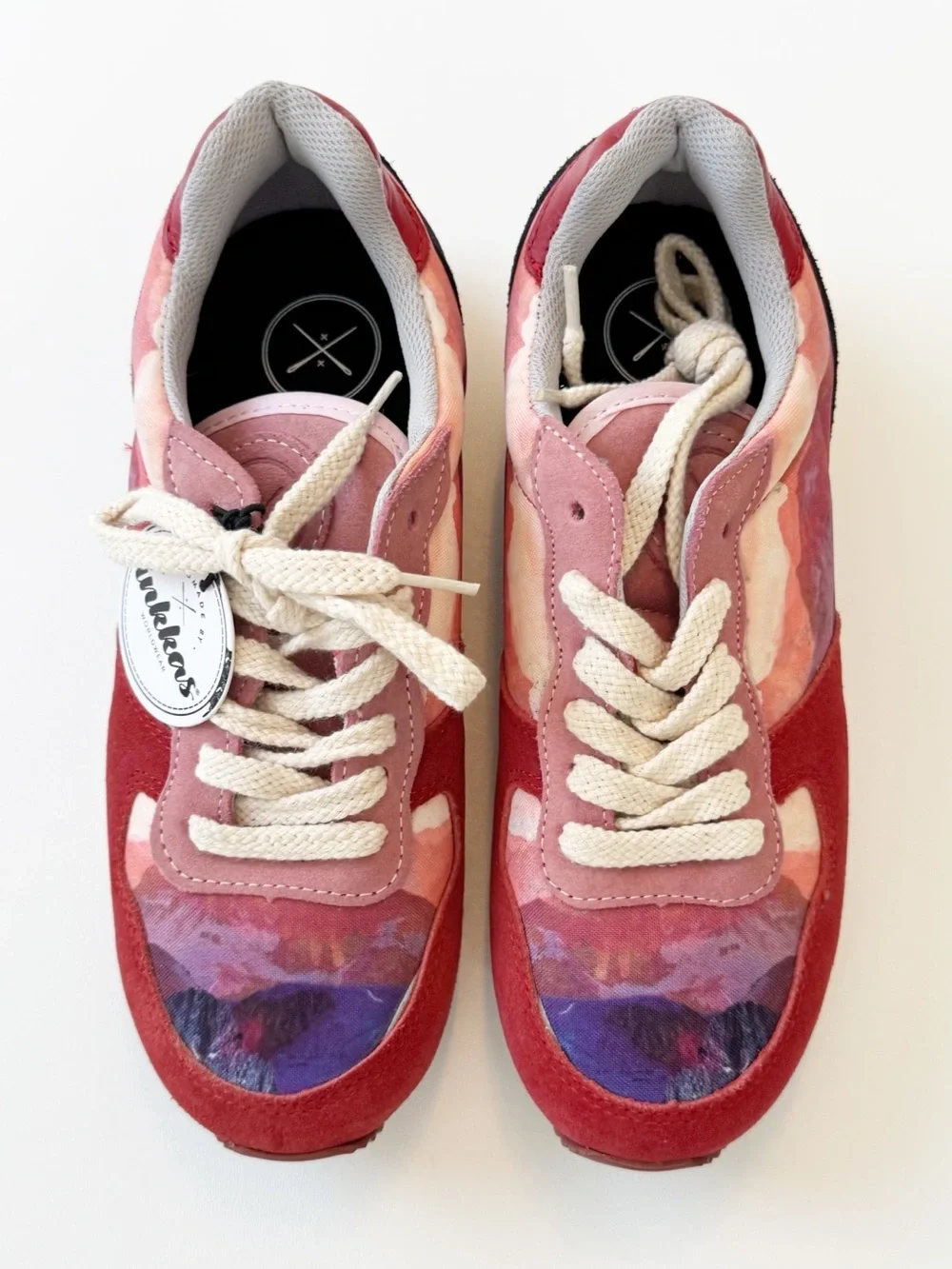 Inkkas The Andes Jogger Sneaker in Red | 8 NWT - Picture 3 of 12